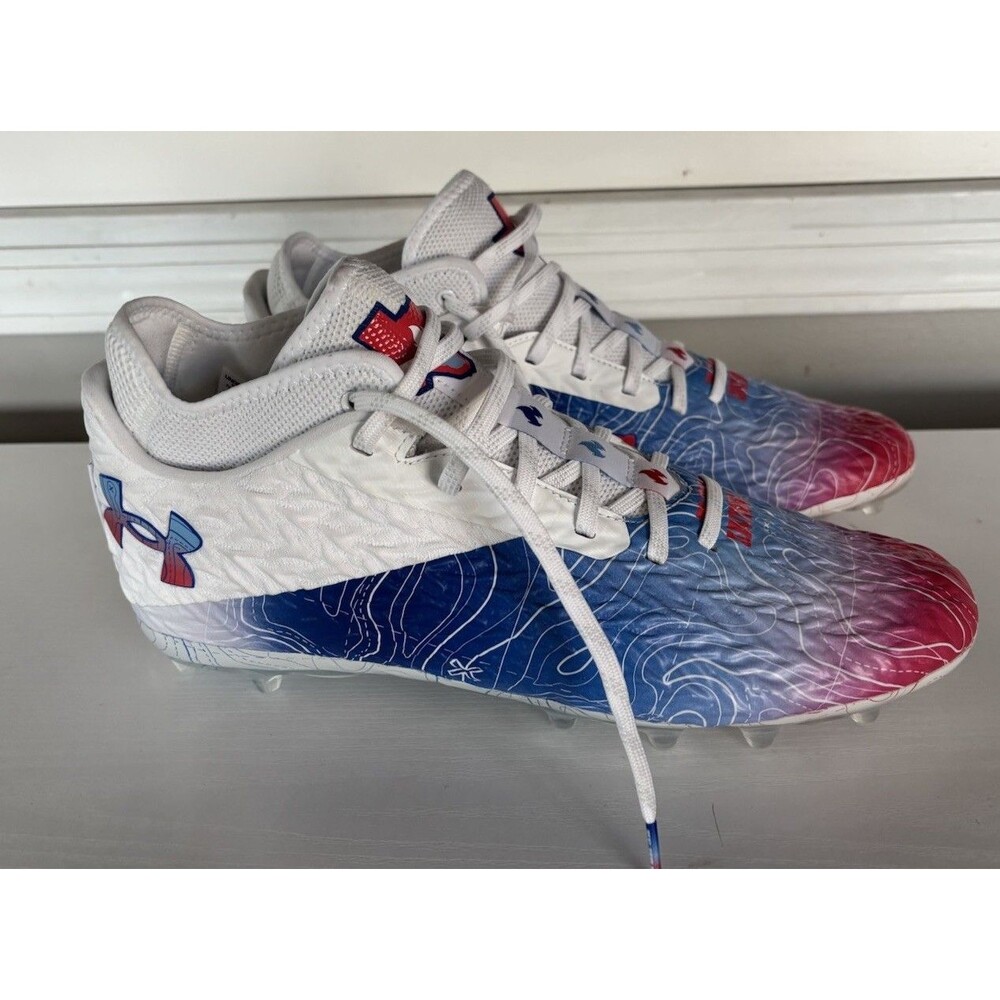Under Armour Men's Spotlight Clone 4 MC TX Football Cleats SZ 12 3027295-100
